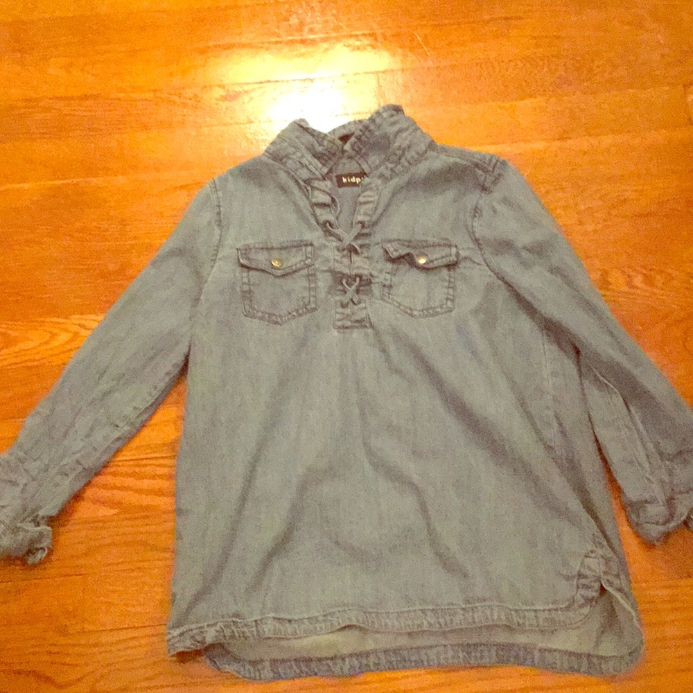 Blue Long sleeve top